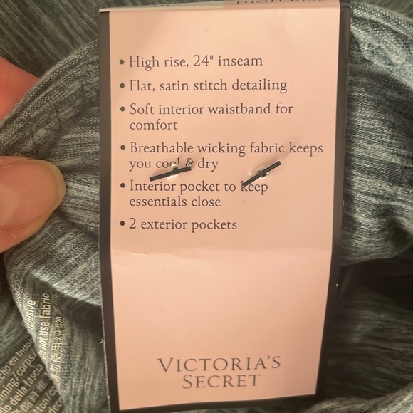 Victoria’s Secret 7/8 length NWT yoga pants leggings size 10 never worn - Picture 4 of 5